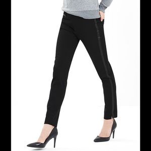Banana Republic Leather Tuxedo Sloan Pants